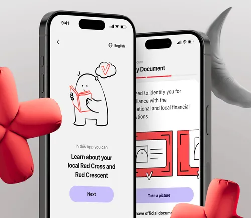 Redcross - Mobile App in 8 Weeks