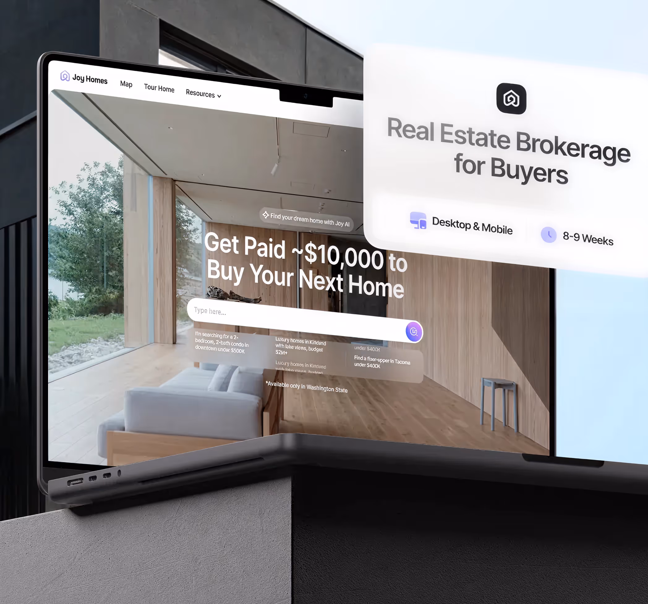 Creating AI-Driven Real Estate Experience for WithJoy.ai