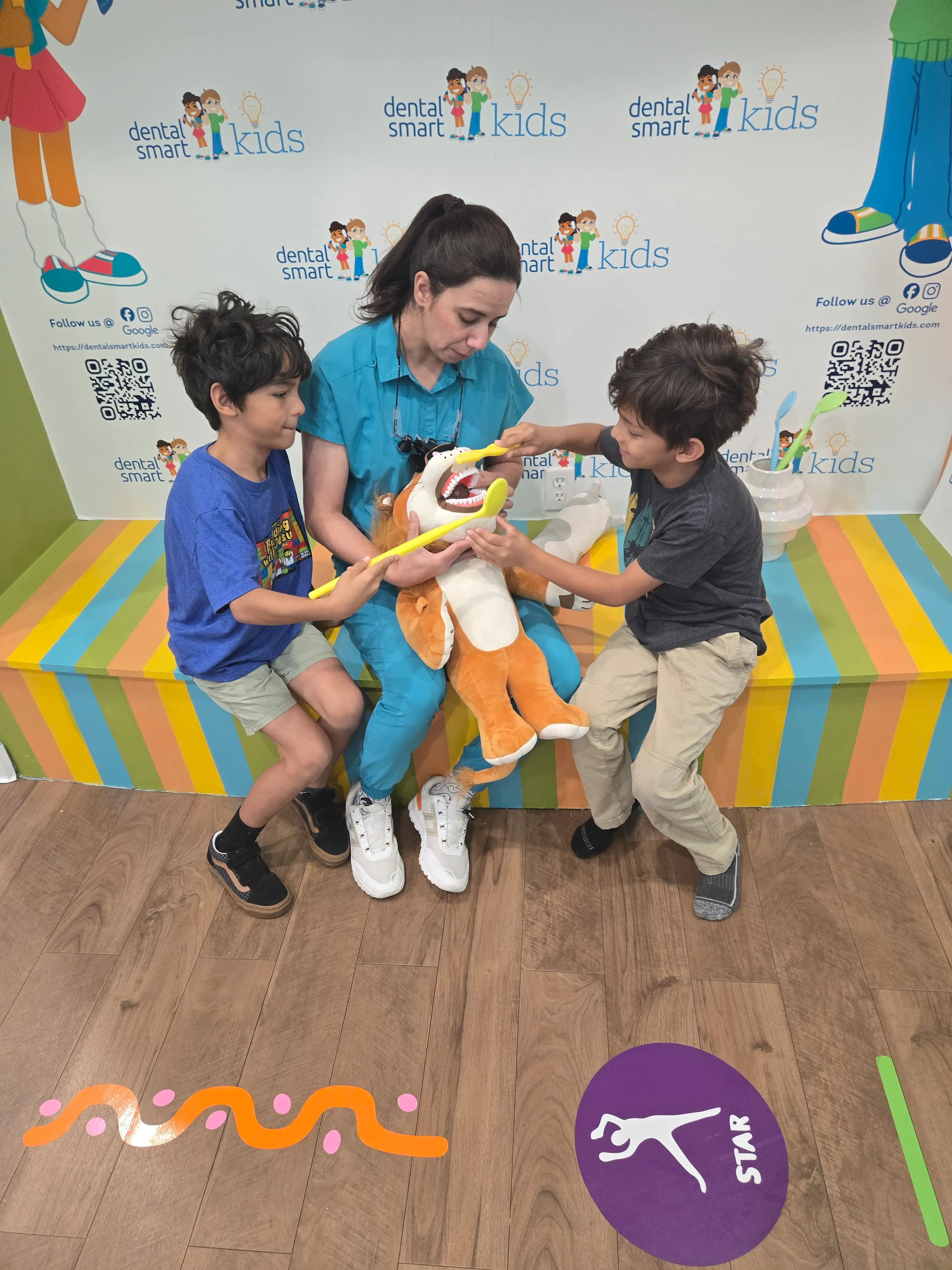 image of a dental treatment in progress