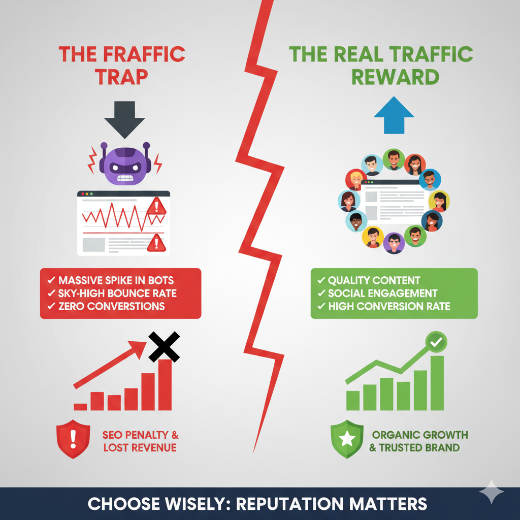 The Truth About Generating Fake Traffic for Websites
