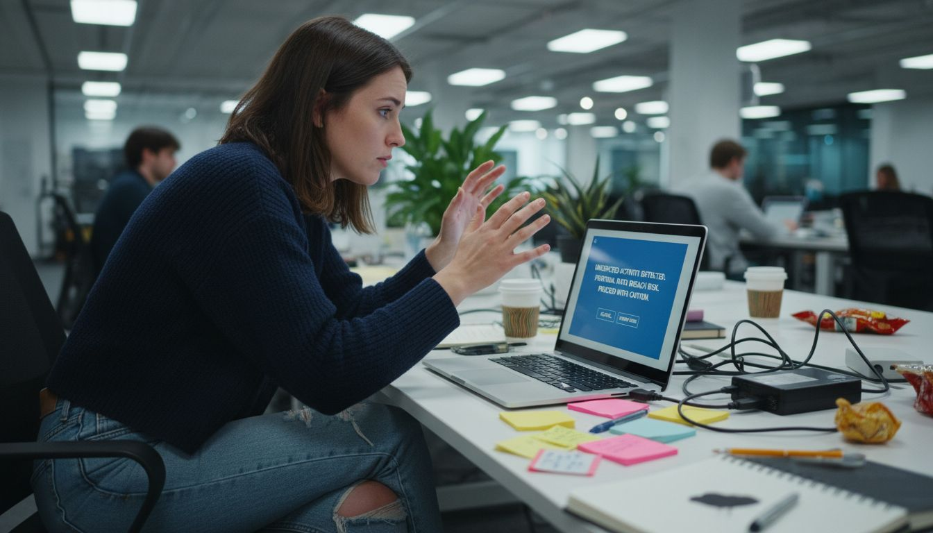 Marketer concerned over website warning popup