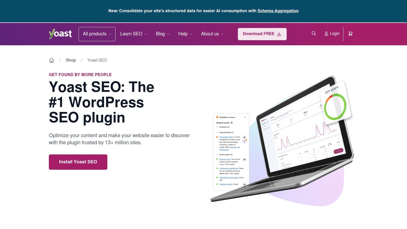Yoast SEO (Free)