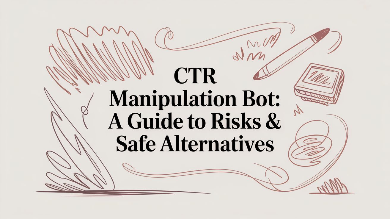 CTR Manipulation Bot: A Guide to Risks & Safe Alternatives