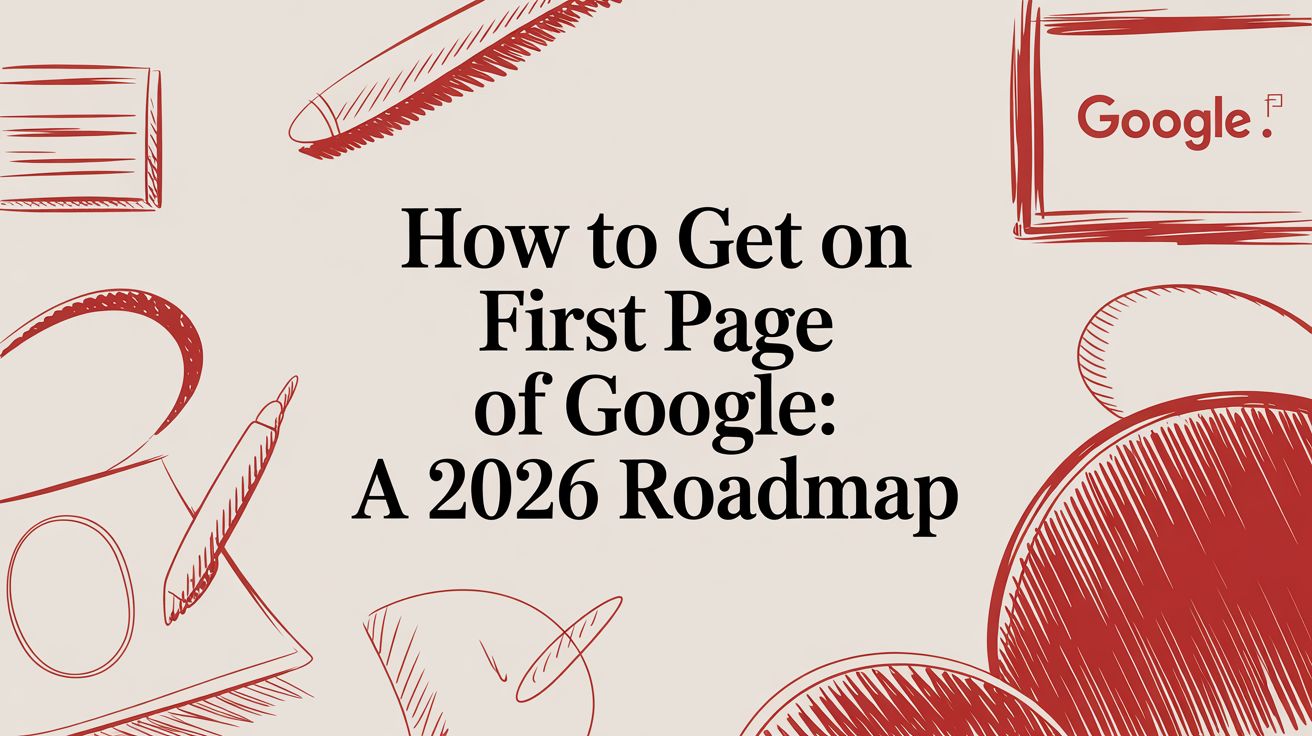 How to Get on First Page of Google: A 2026 Roadmap