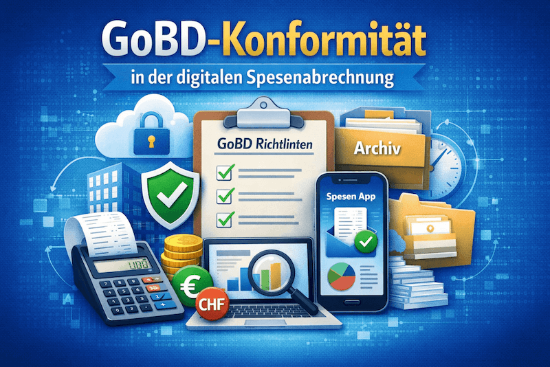 Digitale Spesenabrechnung: Belege erfassen, zuordnen und revisionssicher archivieren