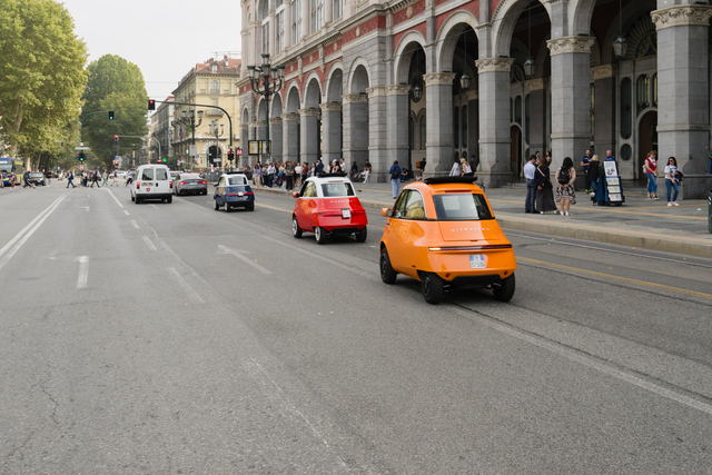 Top view of cargo containers