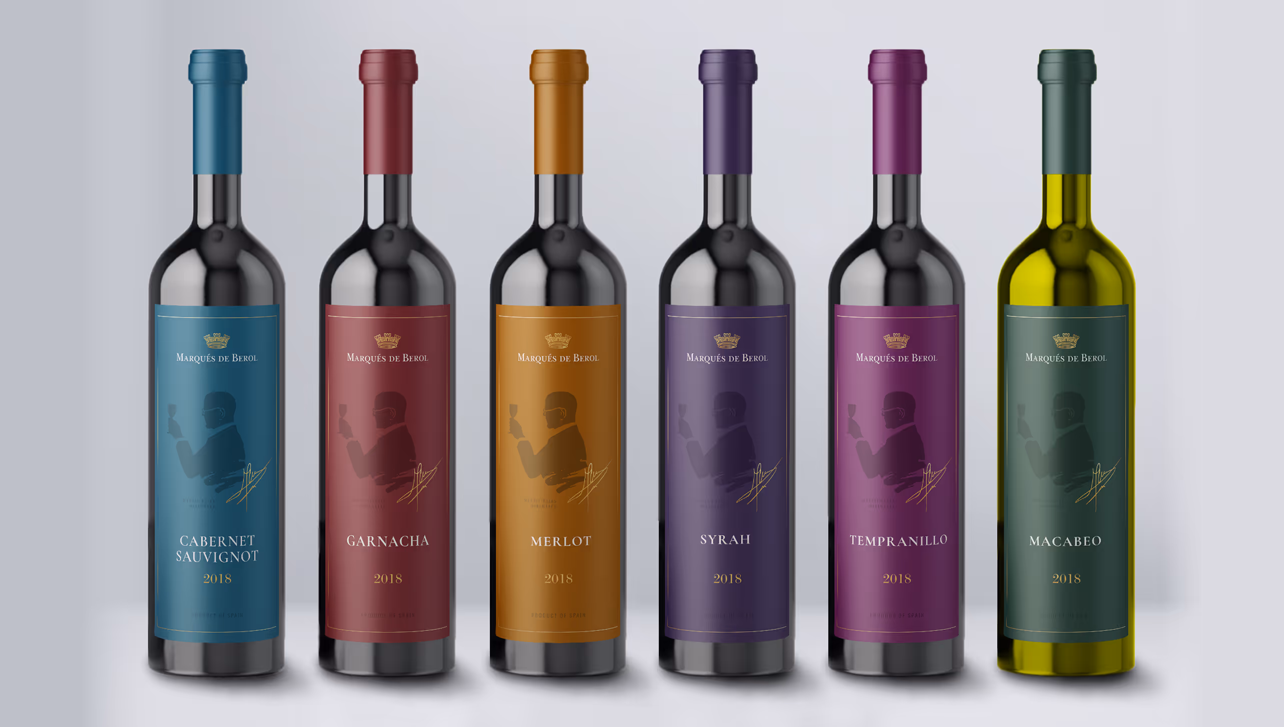 Marques de Berol 6 wine bottles