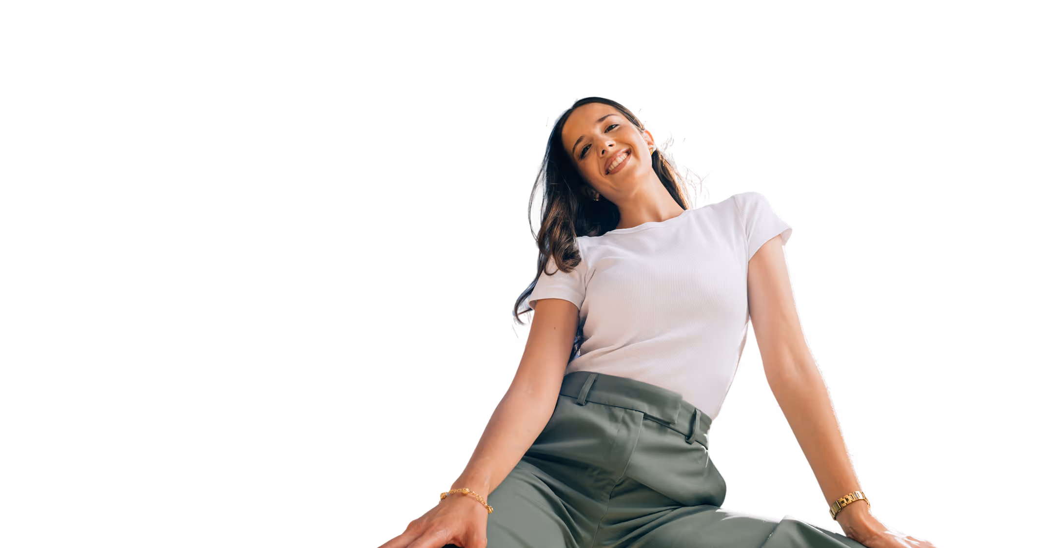 Happy woman.