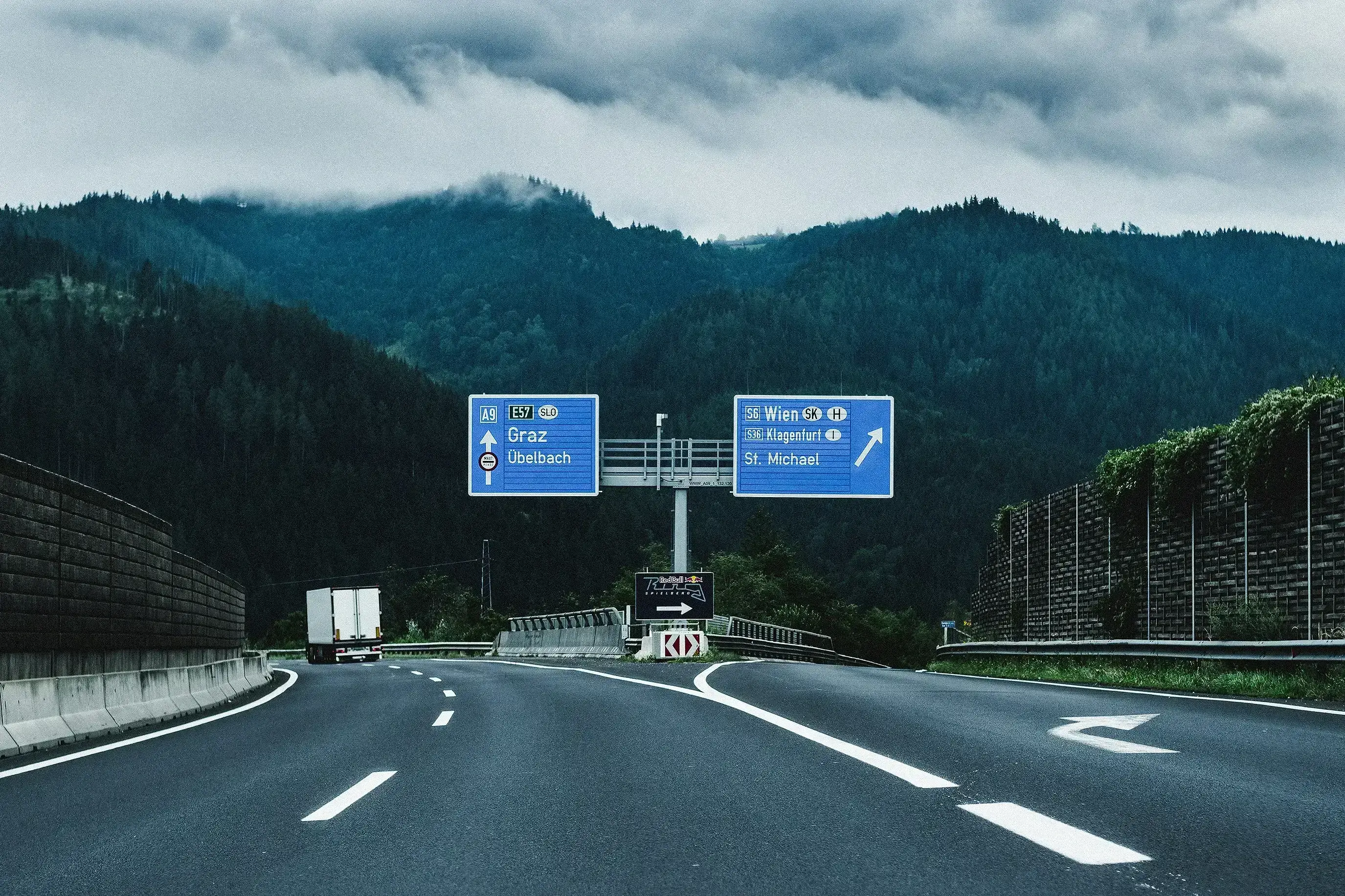 Splitsing op Duitse snelweg