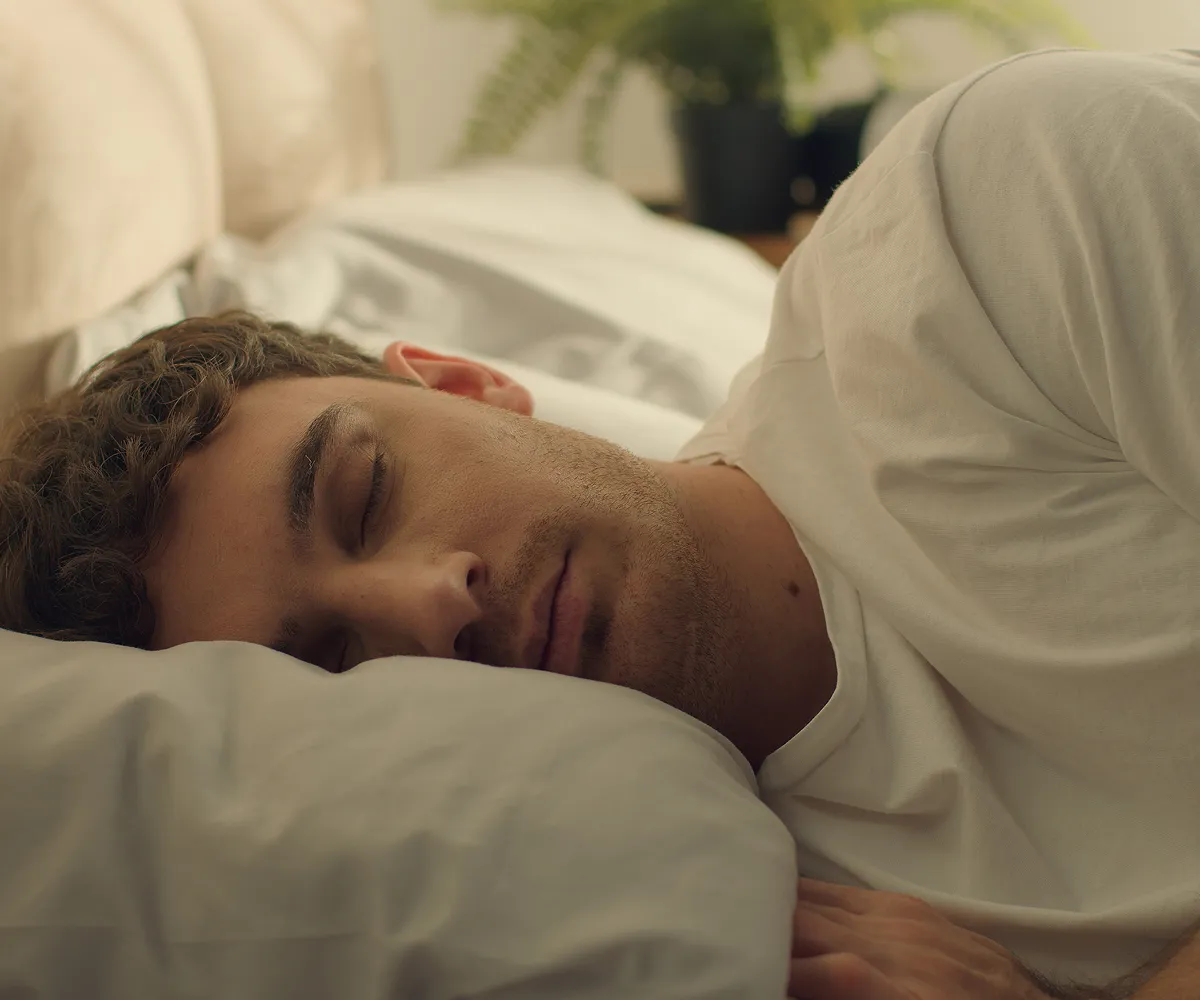 Waking rested after a full night's sleep