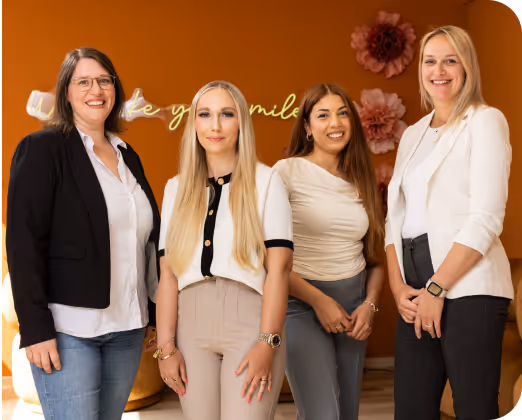 team of dentists, women