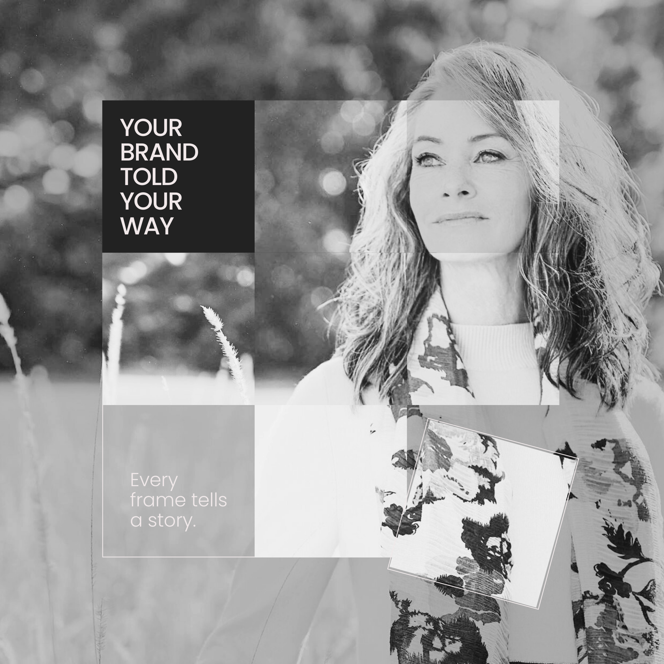 Mock billboard showcasing Floating Rock Agency services