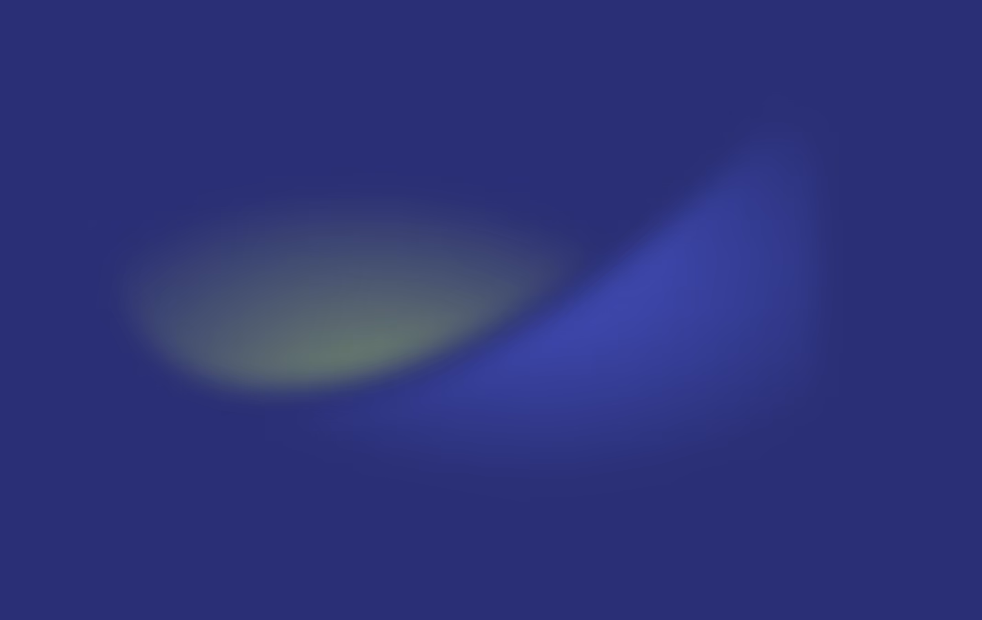 Abstract blue background with smooth gradient waves blending green and darker blue shades.