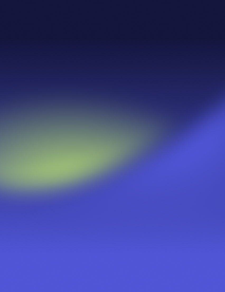 Abstract gradient background with dark blue, light blue, and faint yellow-green hues blending smoothly.