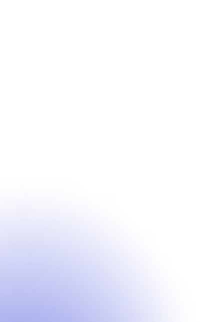 Abstract blue circular gradient shape on a transparent background.
