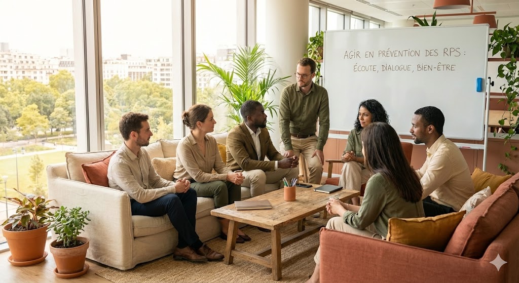 RPS : comment agir en prévention ? Démarche structurée, actions concrètes et pilotage durable pour prévenir efficacement les risques psychosociaux.