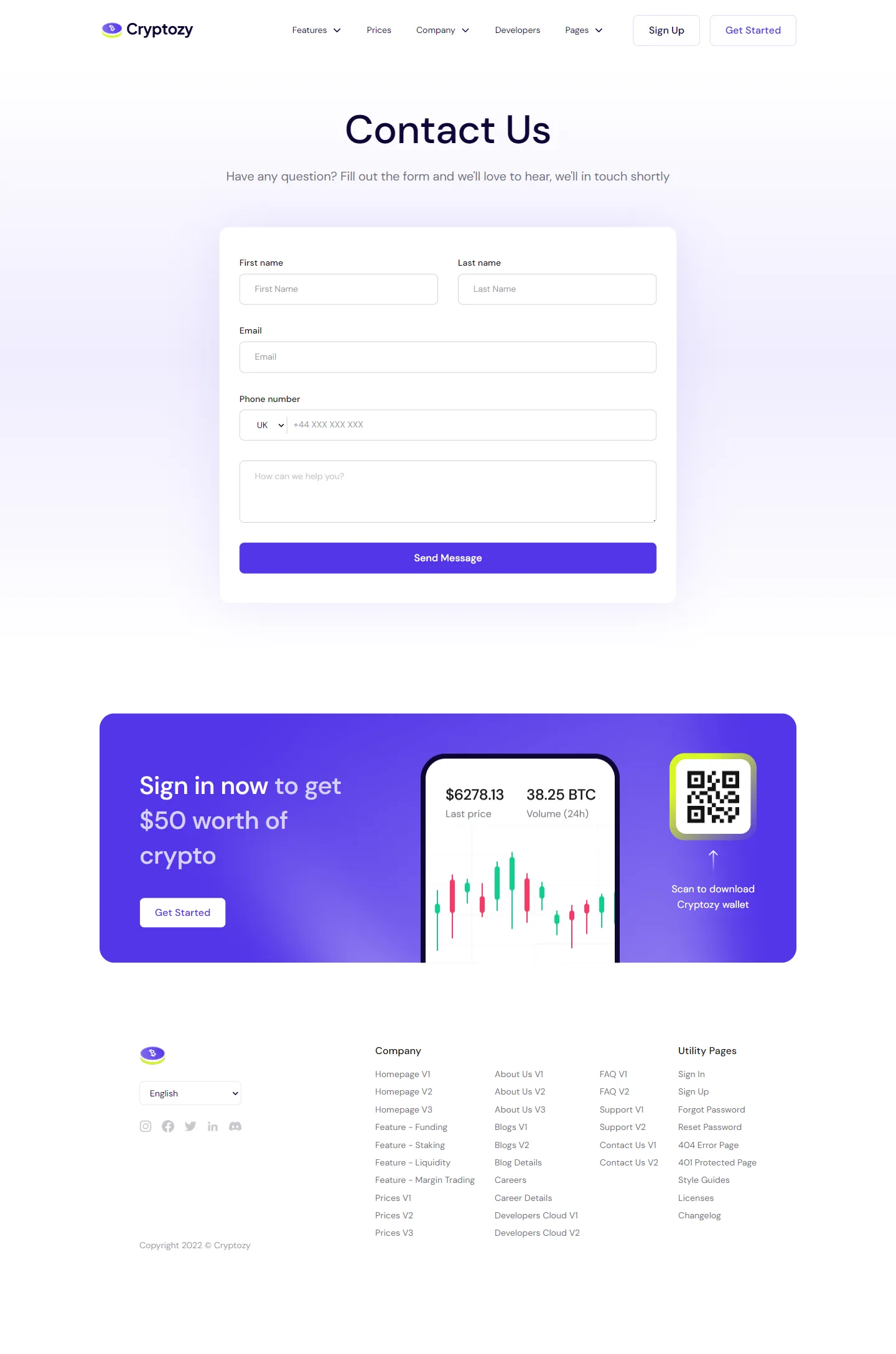 Cryptozy Assets - Contact V1