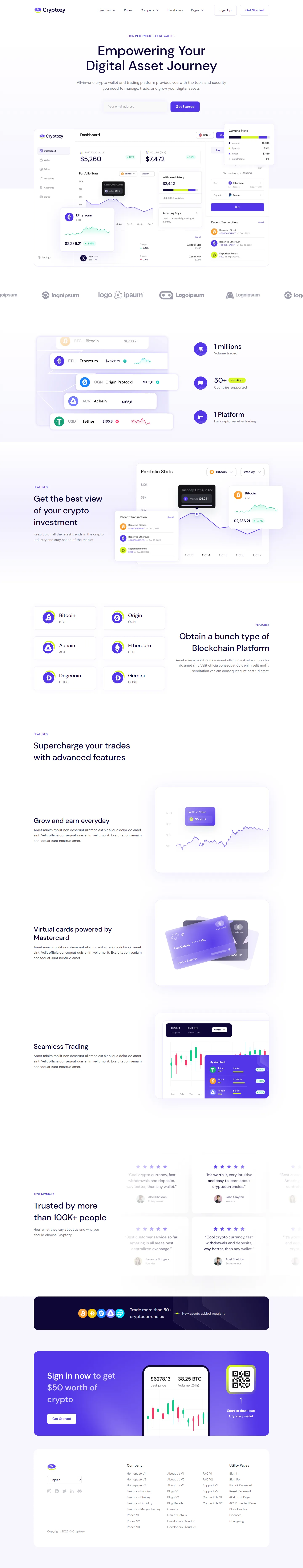 Cryptozy Assets -Home V2