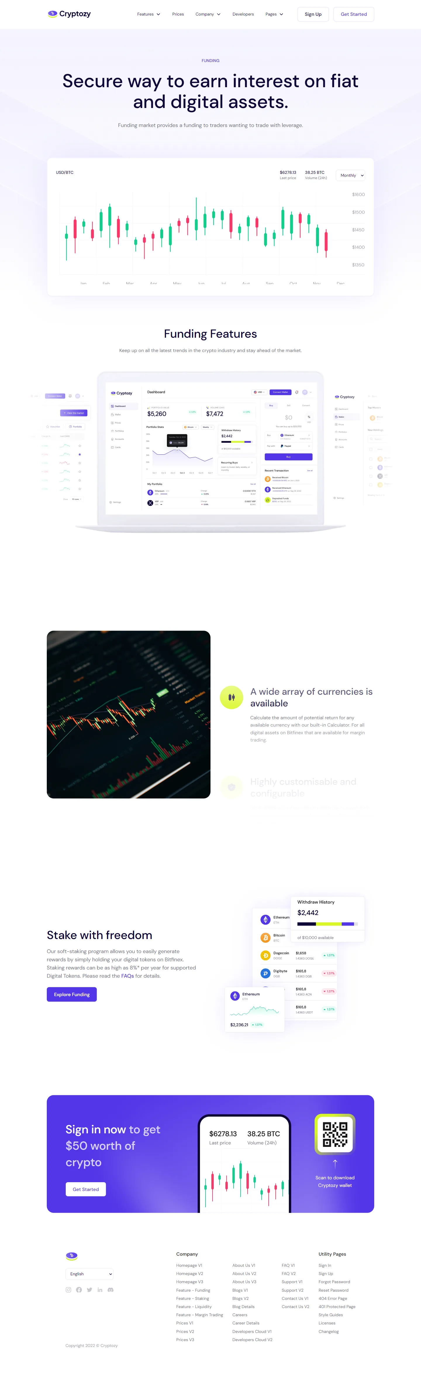 Cryptozy Assets - Features Funding