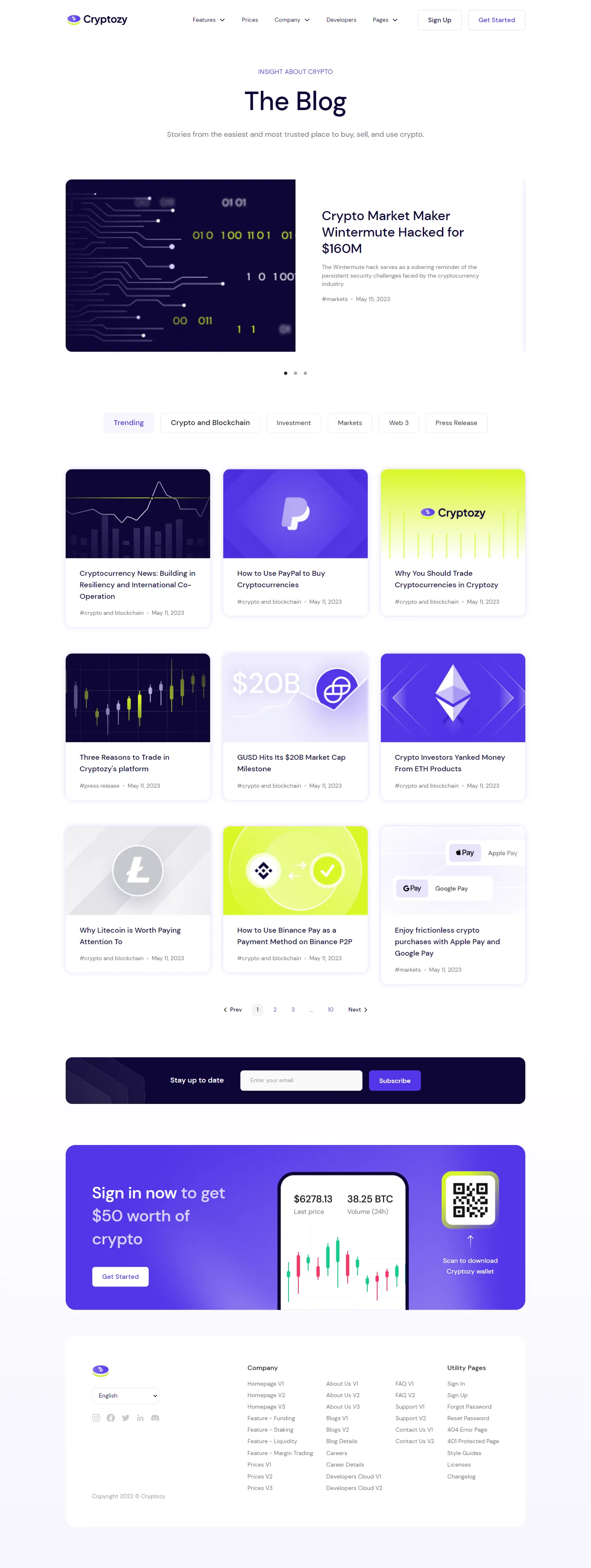 Cryptozy Assets - Blogs V1