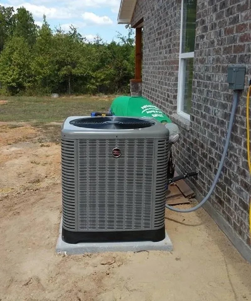 Variety of residential air conditioning systems displayed in home settings, highlighting their features and use cases