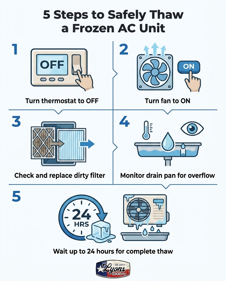 5 Steps to Safely Thaw a Frozen AC Unit