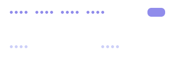 Two sets of horizontal loading bars with purple dots, one with a toggle switch on the right side.