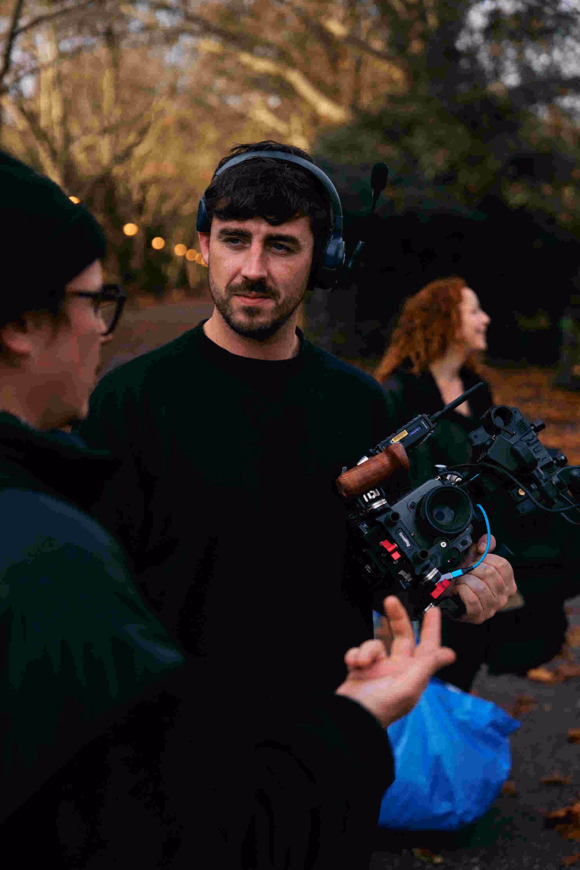 Tom Carder Media on set with collaborators