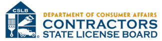 Department of Consumer Affairs Contractors State License Board
