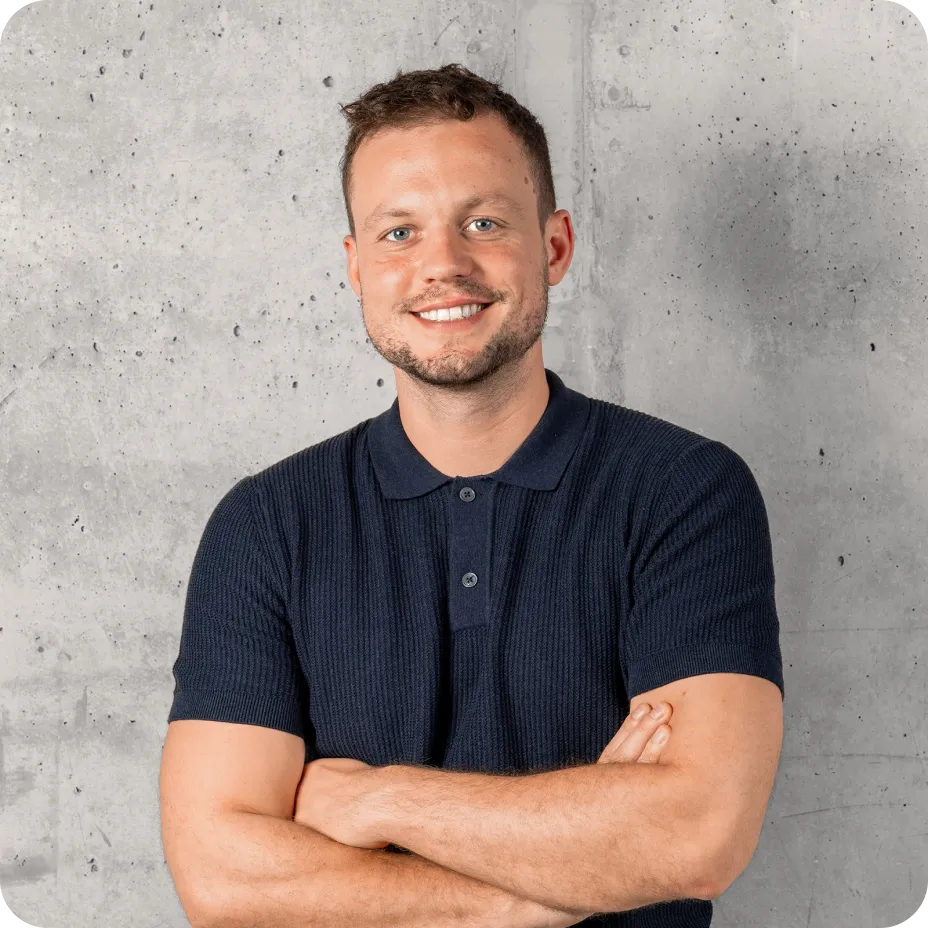 Porträt von Ben Rohloff, Mitarbeiter des Unternehmens