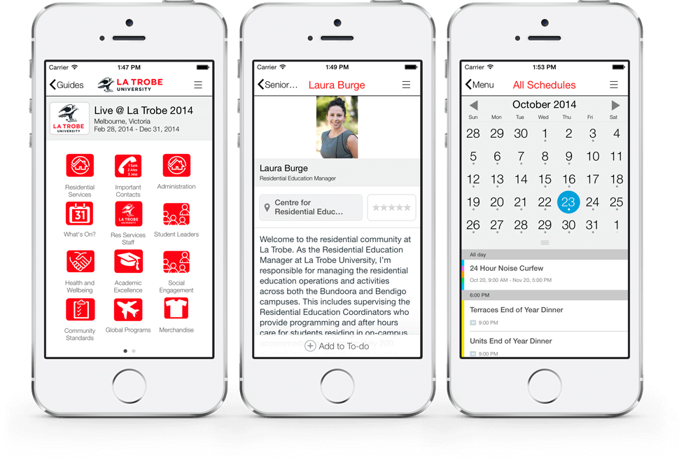 La Trobe's Guidebook App