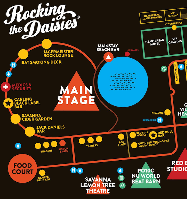 find the best music festival maps
