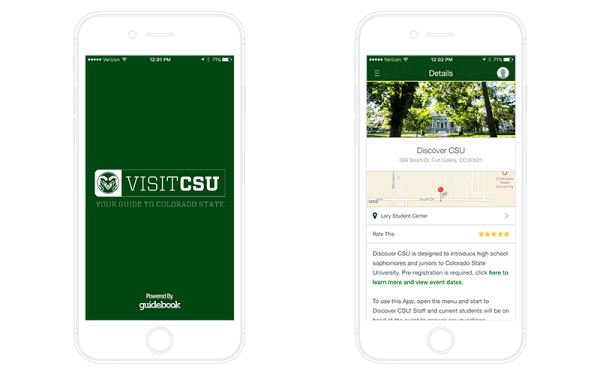 Colorado State's Admissions App