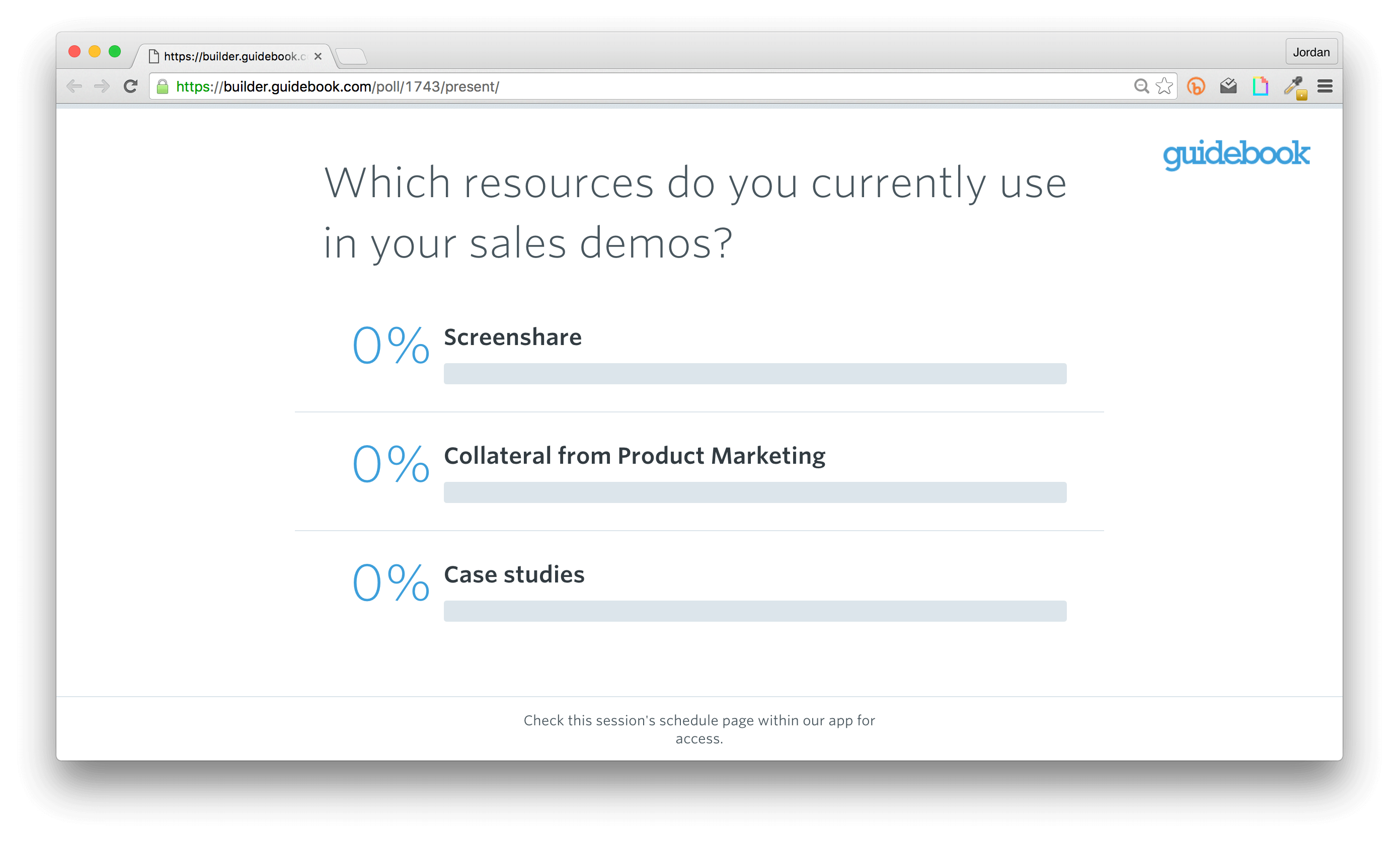 meeting app live poll