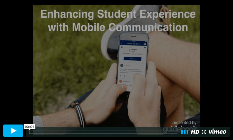 enhancing student experience with mobile communication