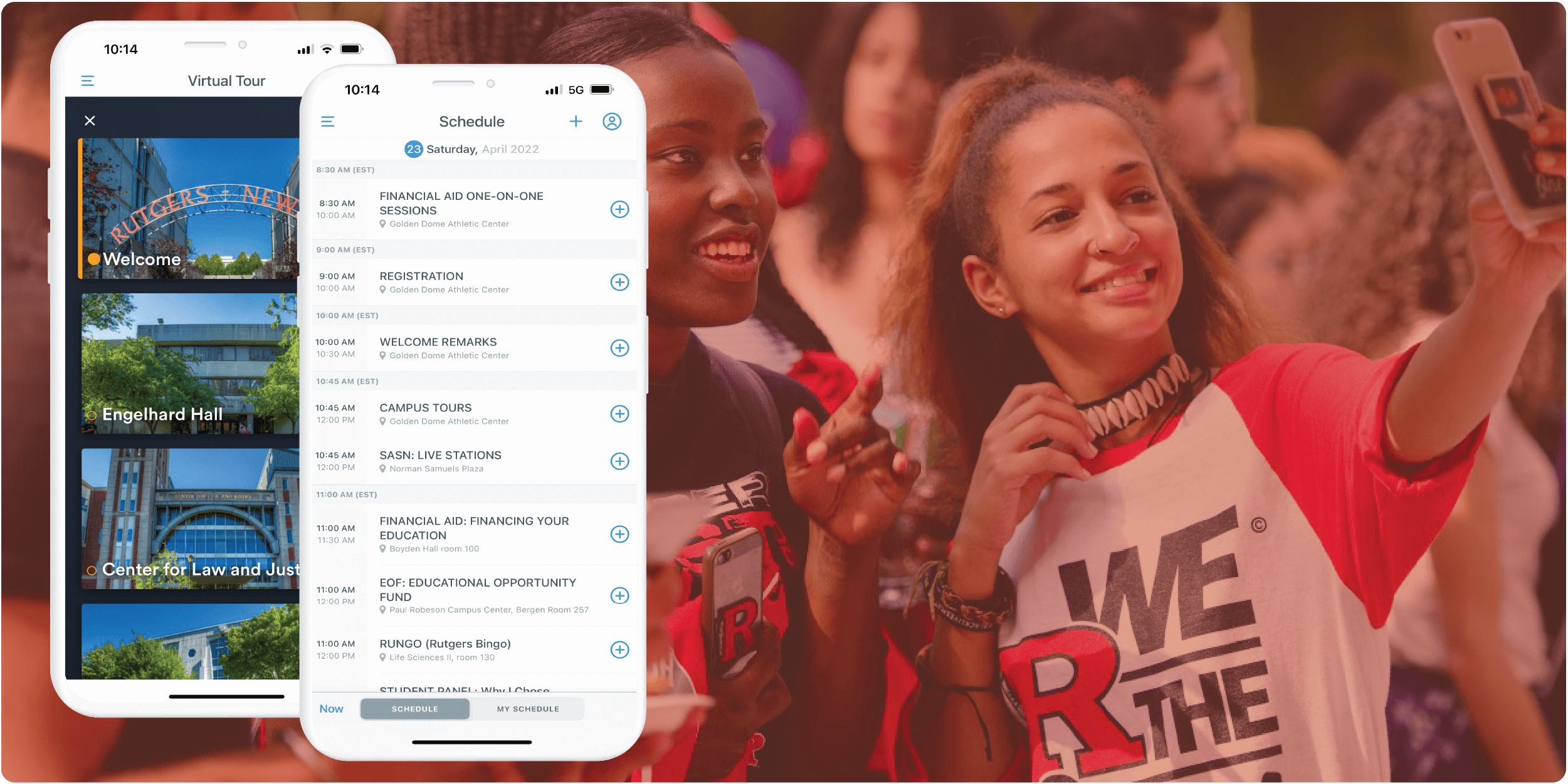 admitted students day app