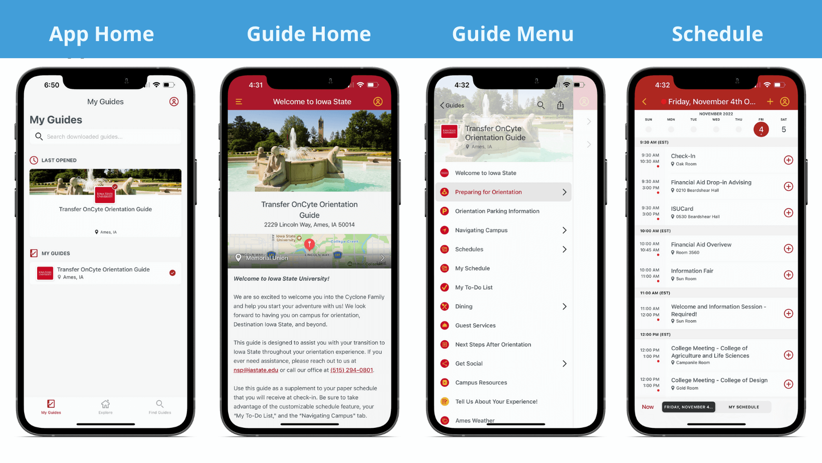Iowa State Orientation App