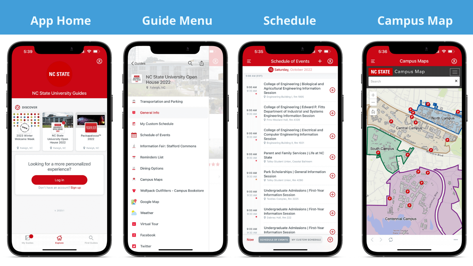 NC State University campus app