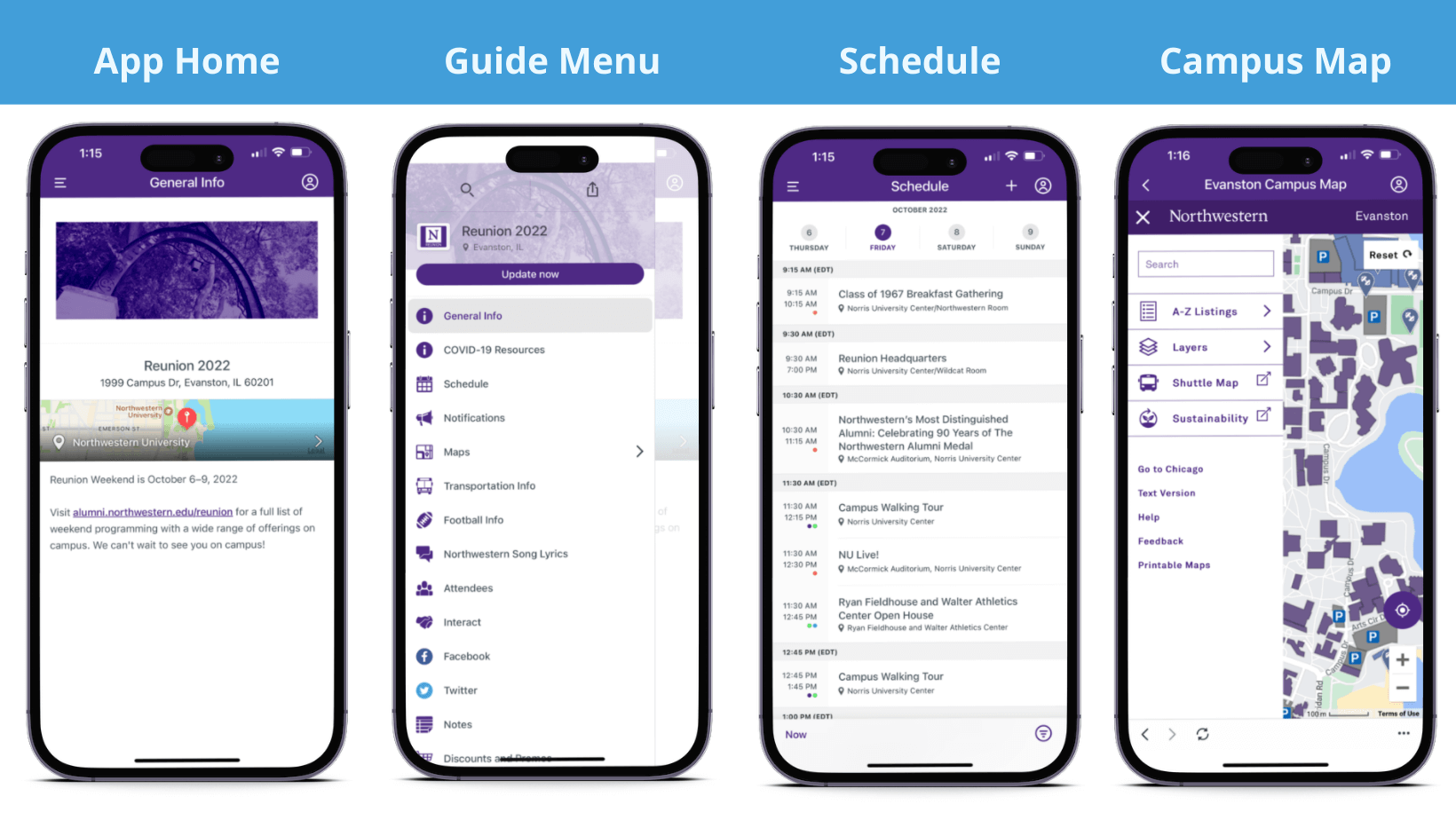 Northwestern University campus app