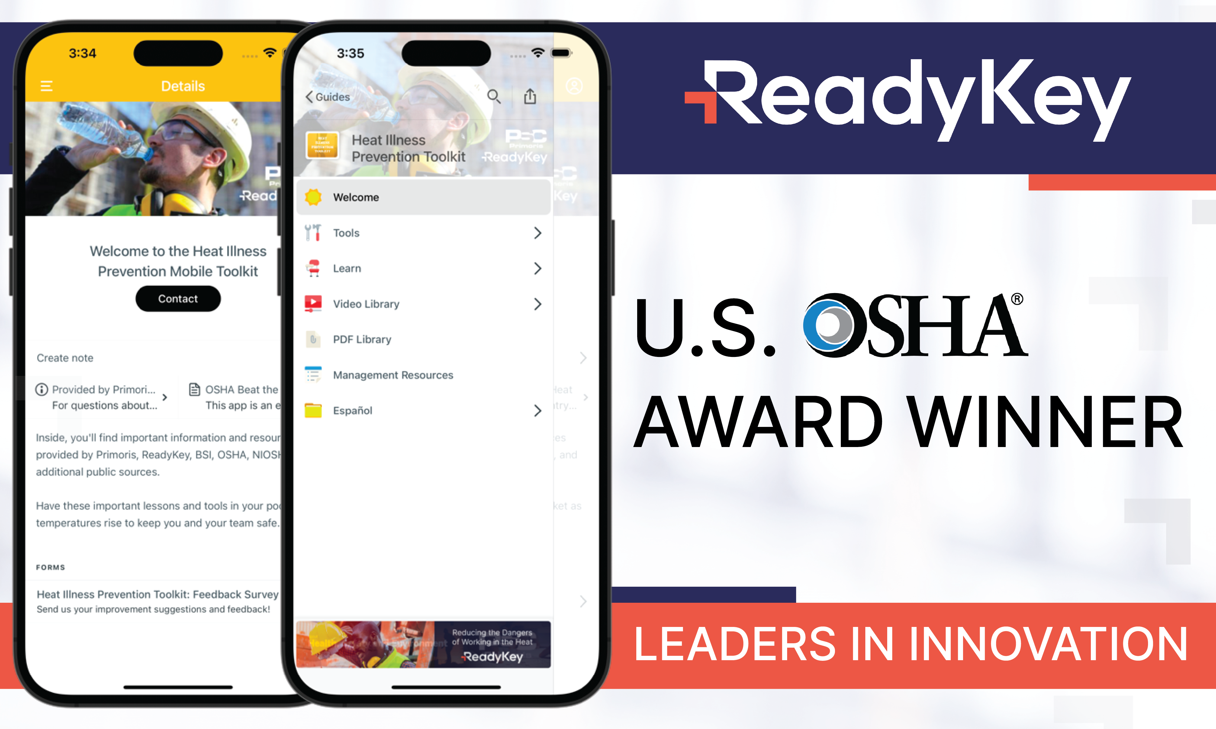ReadyKey Award Winning EHS App