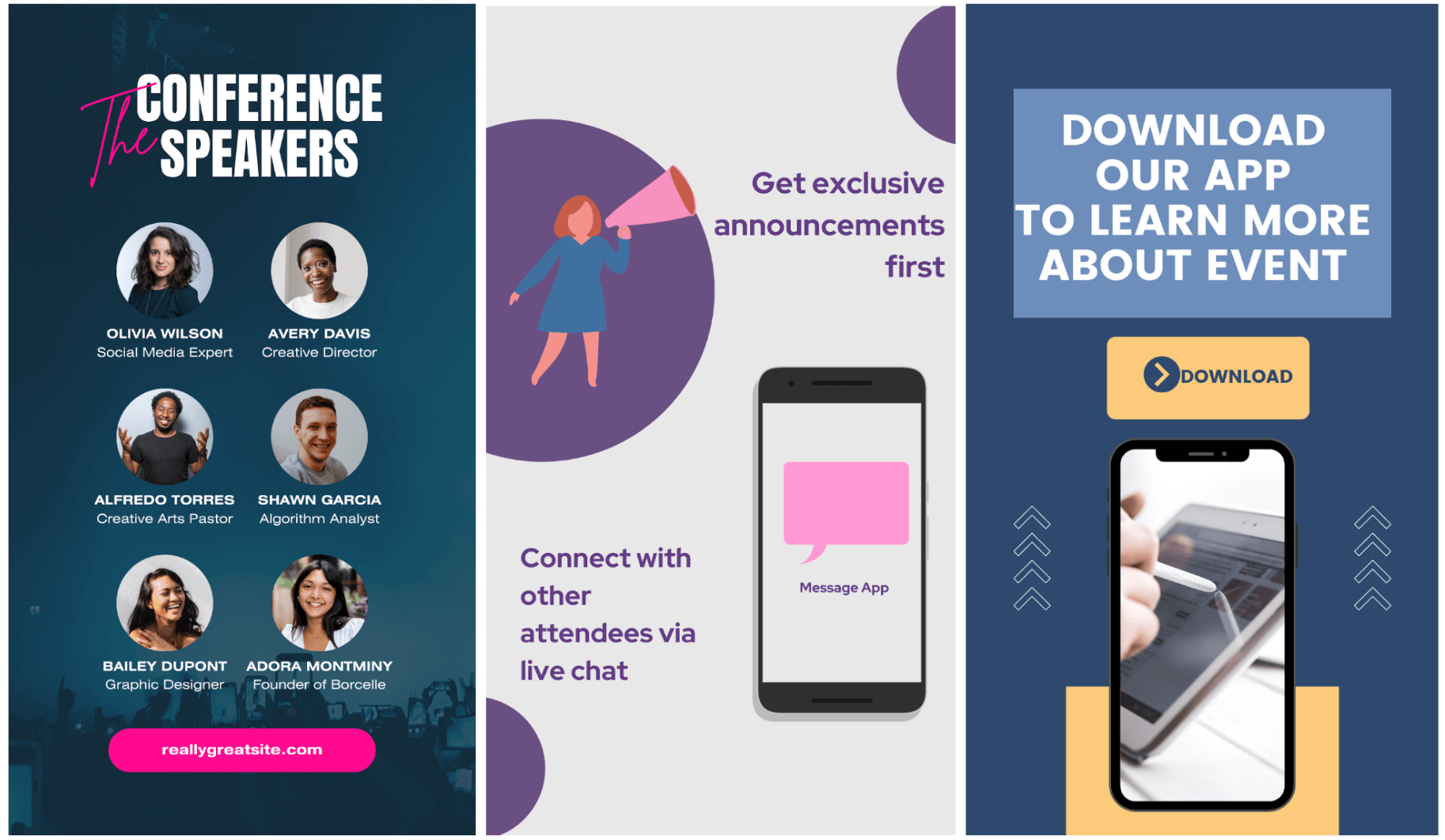 Instagram Story Event App promotion