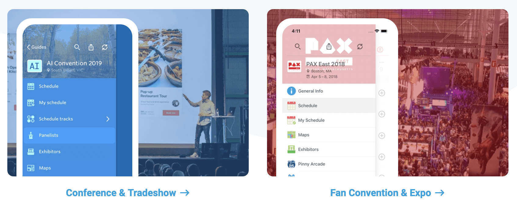 guidebook event app templates