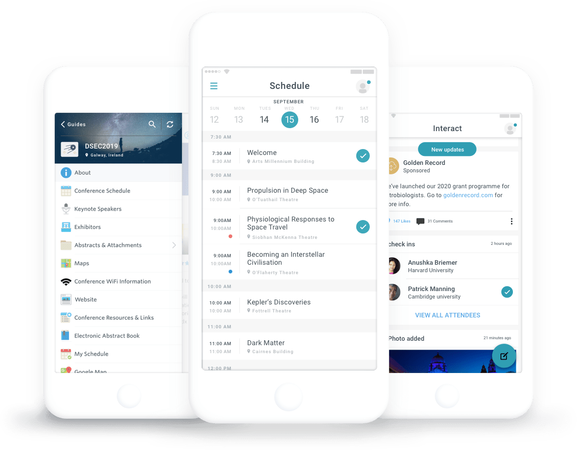 A first look at the Ex Ordo Mobile app powered by Guidebook