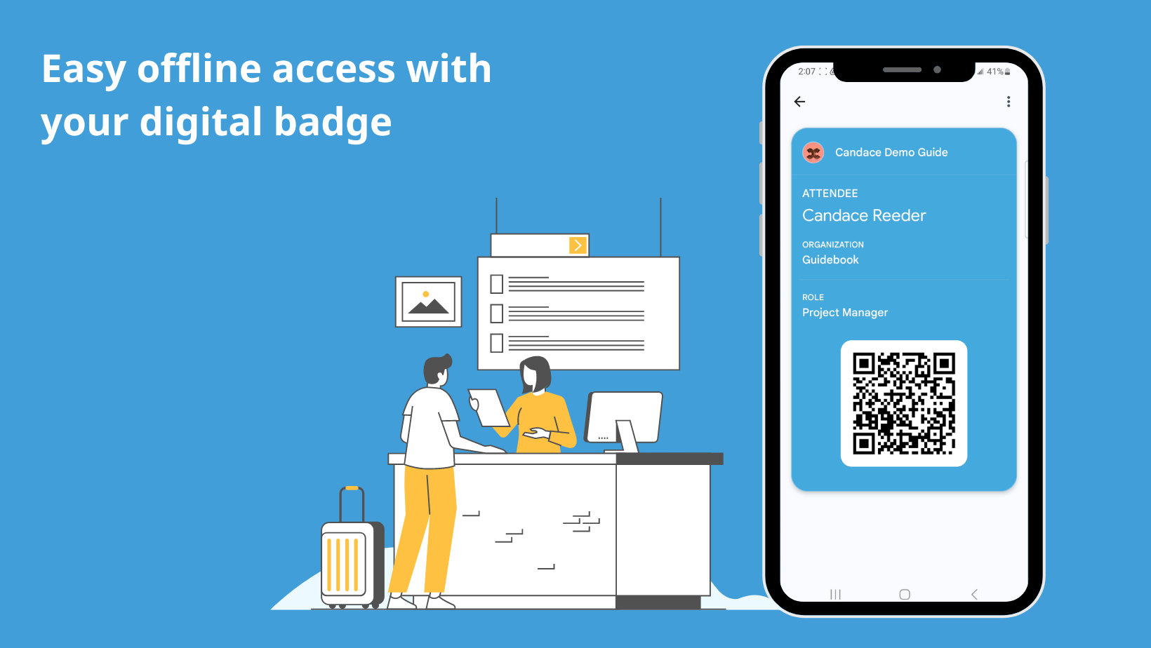 Access your digital badge offline