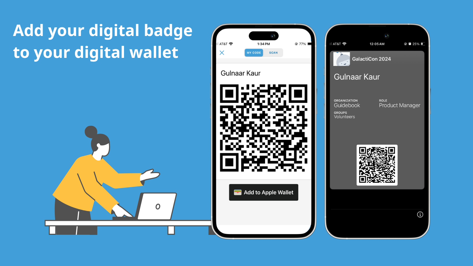 Access your digital badge offline