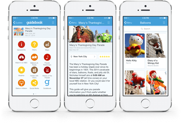 Macys Thanksgiving Day Parade App