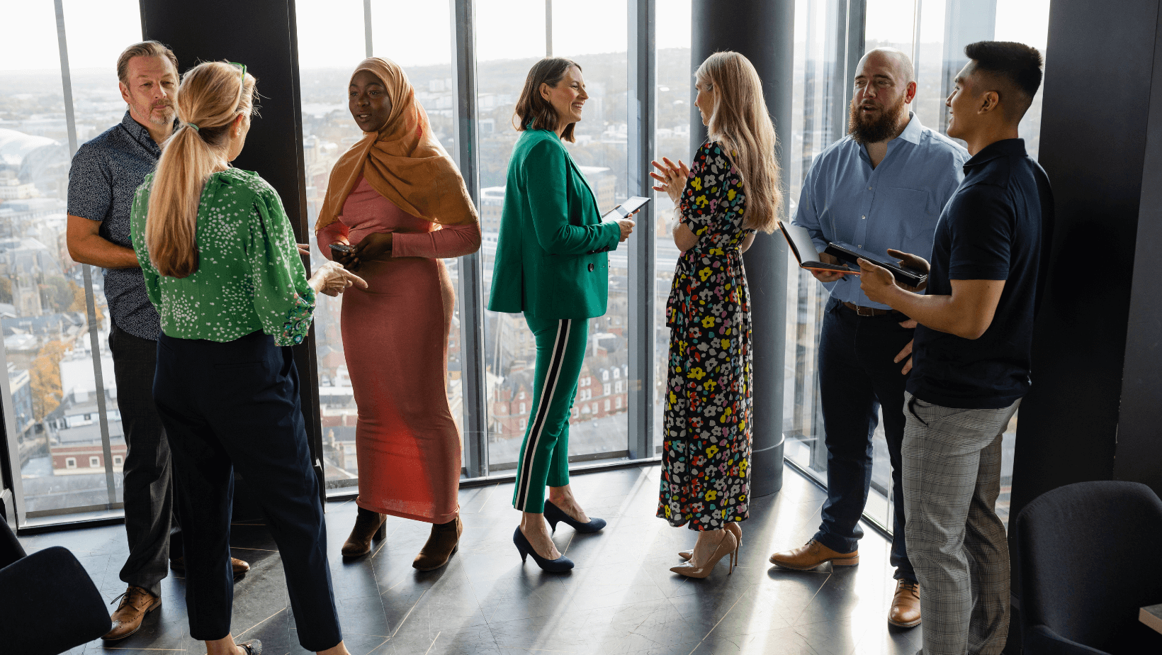 people at a conference