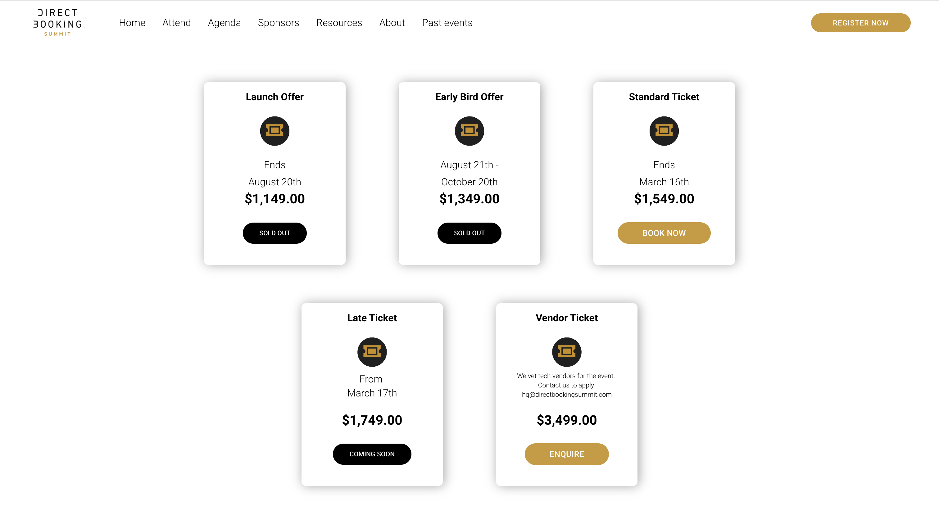 registration page for hotelier summit