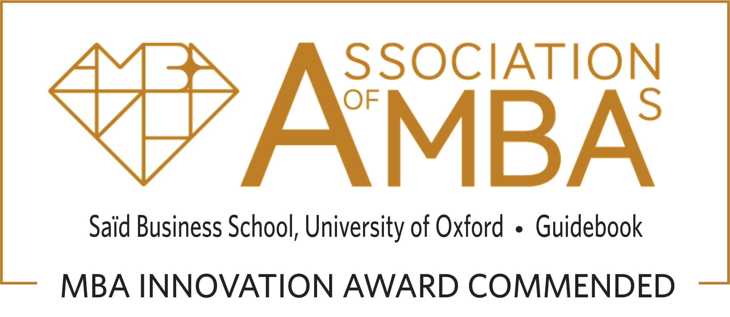 AMBA Award for Oxford