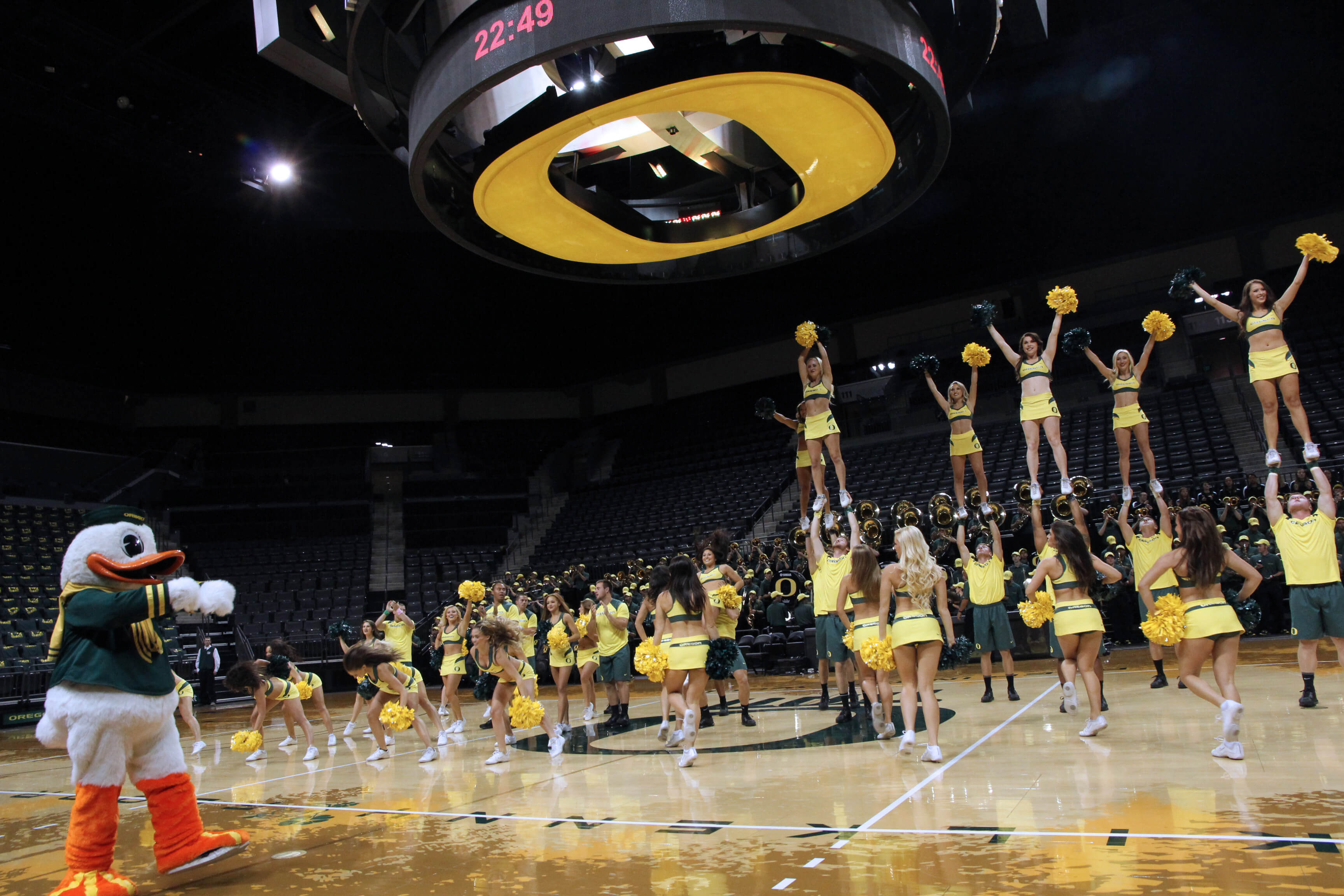 University of Oregon Orientation Pep Rally